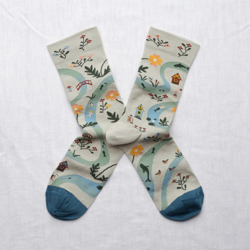Bonne Maison Socks - Various Colours Patterned