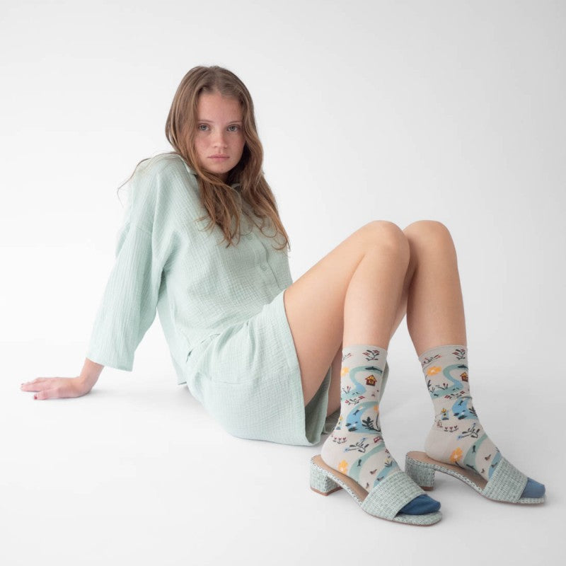 Bonne Maison Socks - Various Colours Patterned - SKULPT Dublin