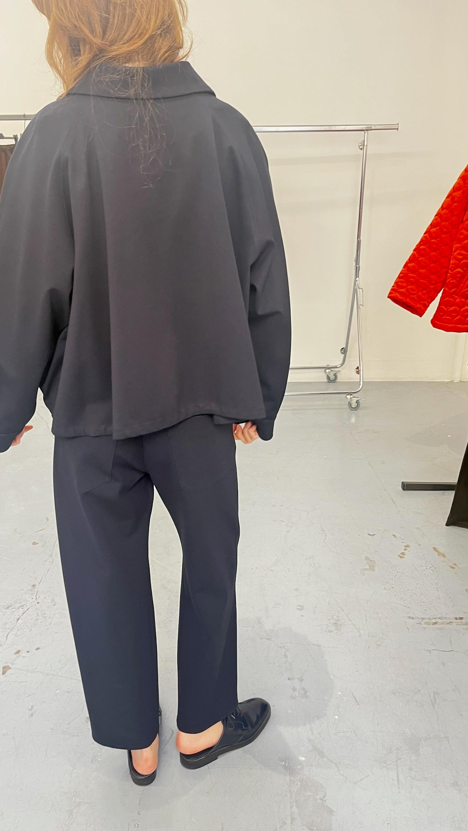 AVN Stretch Pants in Dark Navy - SKULPT Dublin