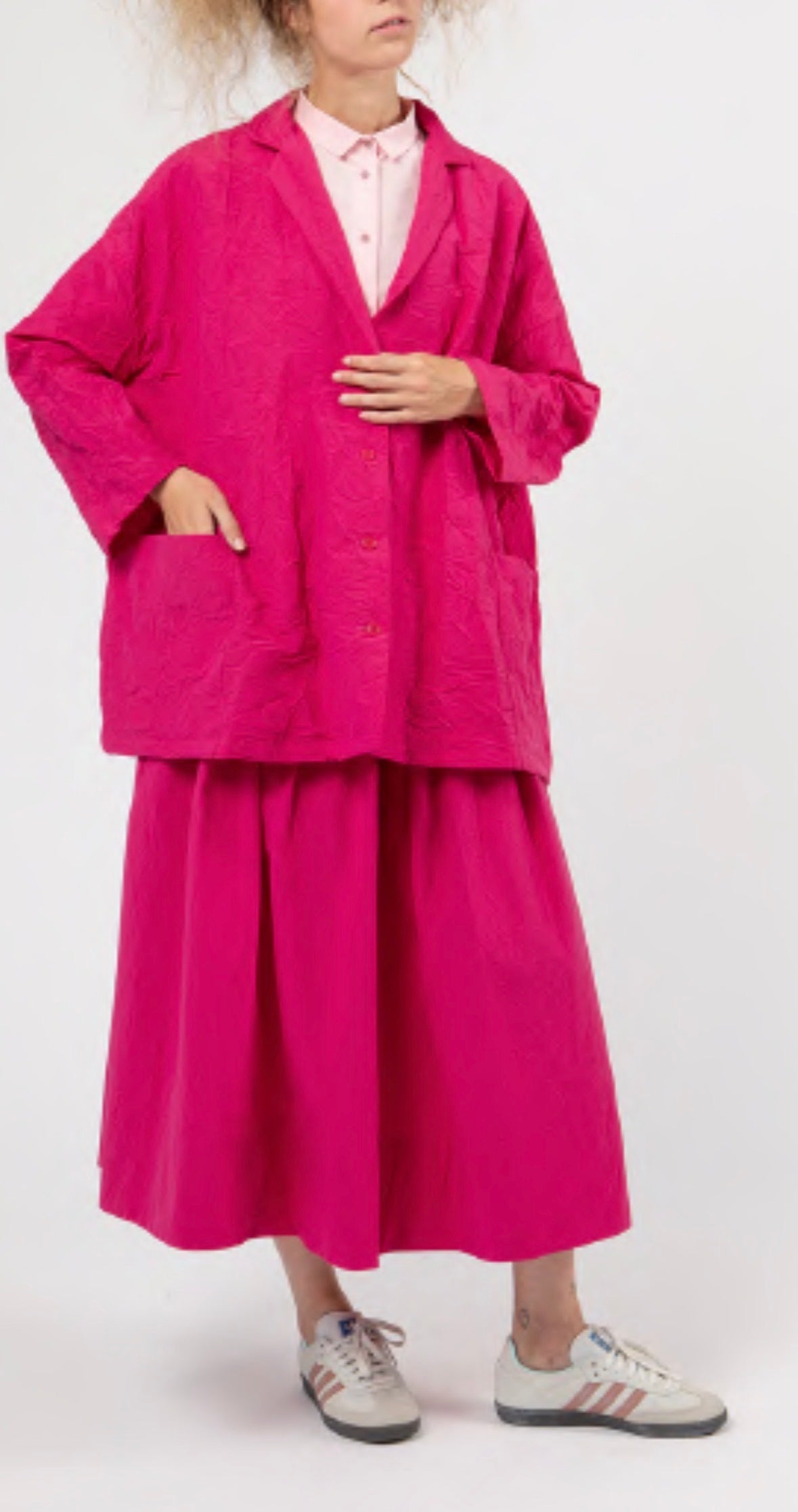 ApuntoB Skirt in Raspberry - SKULPT Dublin