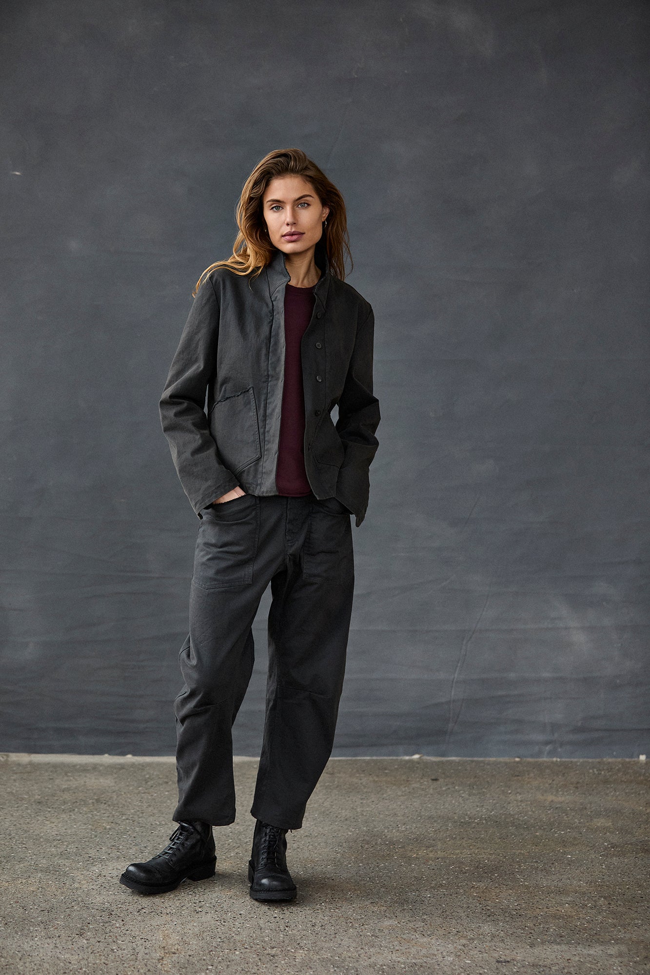 Kristensen du Nord Jacket in Graphite - SKULPT Dublin