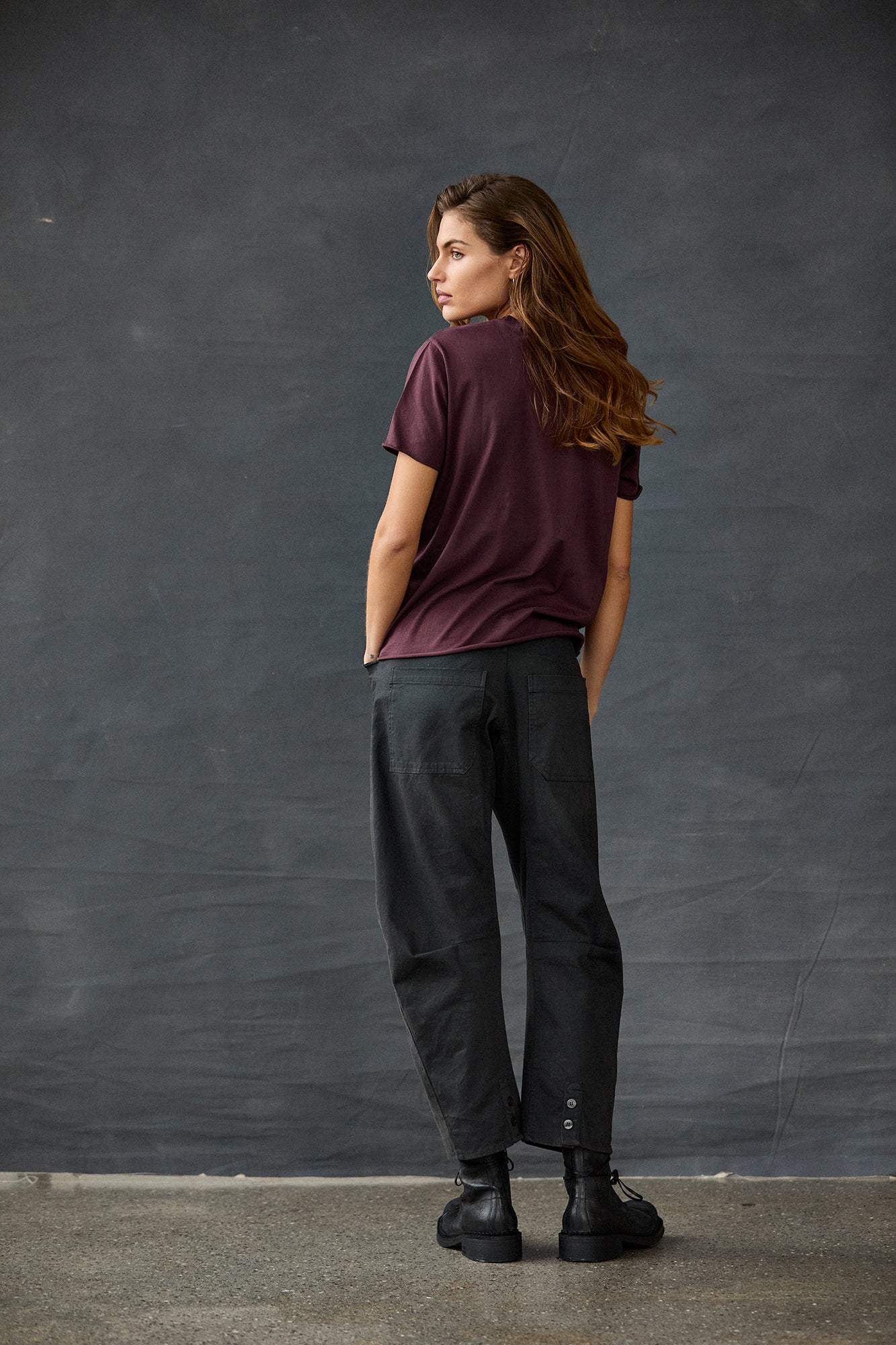 Kristensen du Nord Barrel Pants in Graphite - SKULPT Dublin