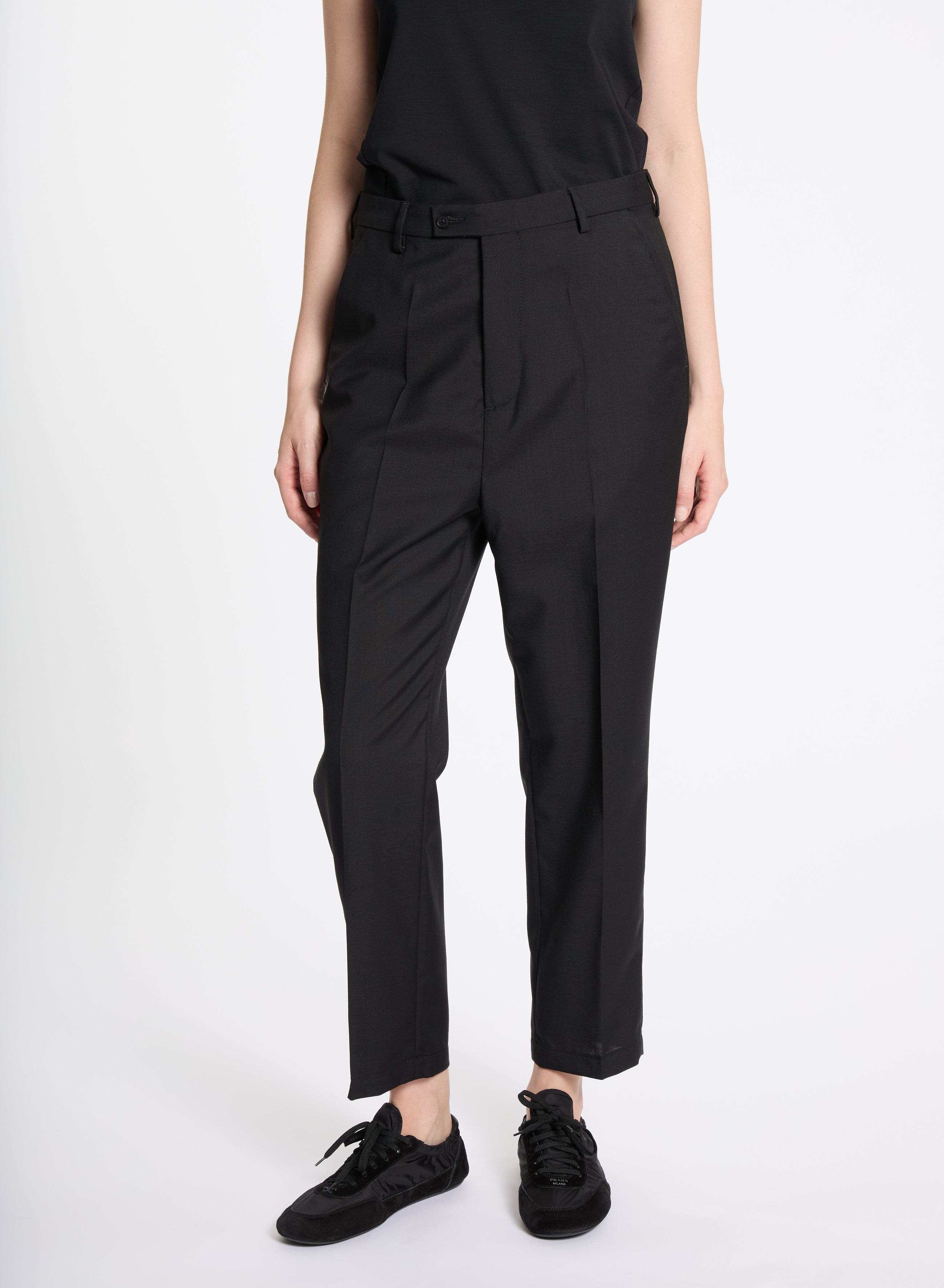 Lis Lareida Wool Suit in Dark Navy - SKULPT Dublin