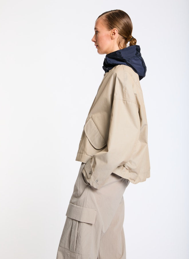 Lis Lareida Ghisele Jacket with Navy Contrast - SKULPT Dublin