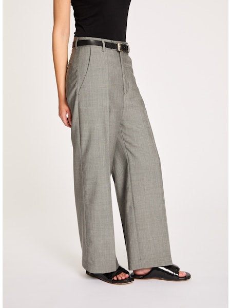 Lis Larieda Wool Trousers in Grey - SKULPT Dublin