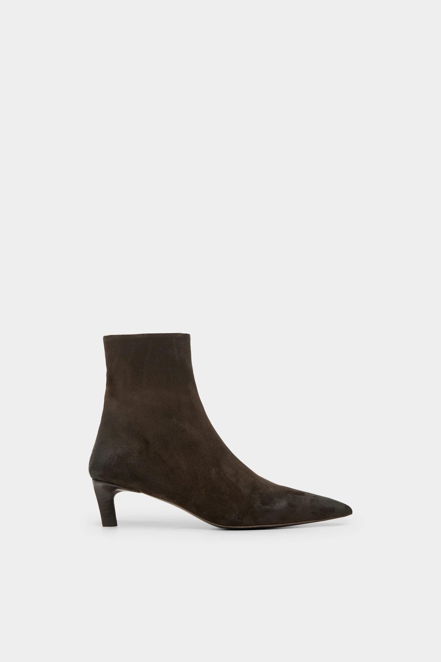 Marsell Heeled Boot in Brown Suede - SKULPT Dublin