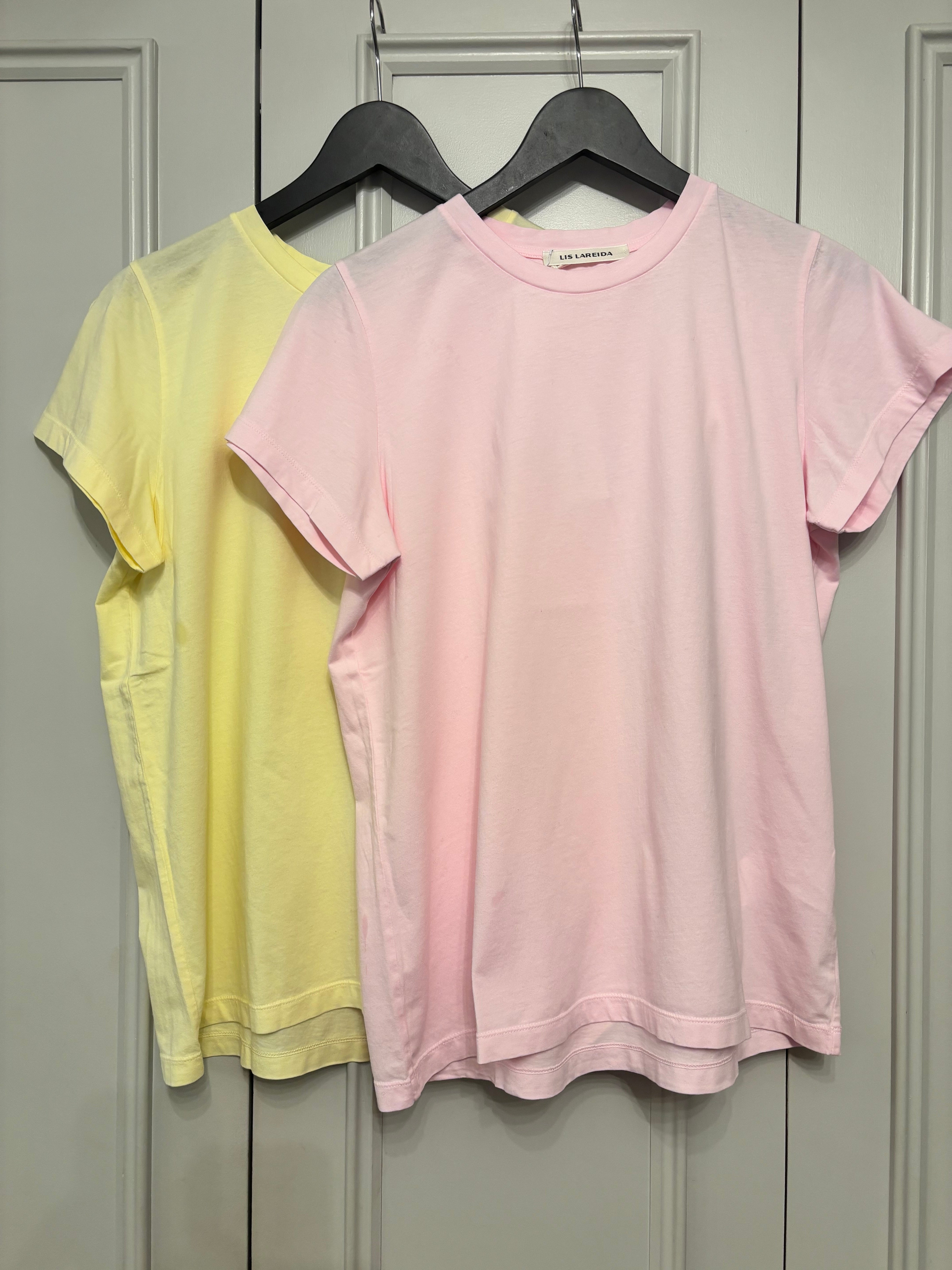 Lis Lareida Mascot Short Sleeve Tee in Lemon - SKULPT Dublin