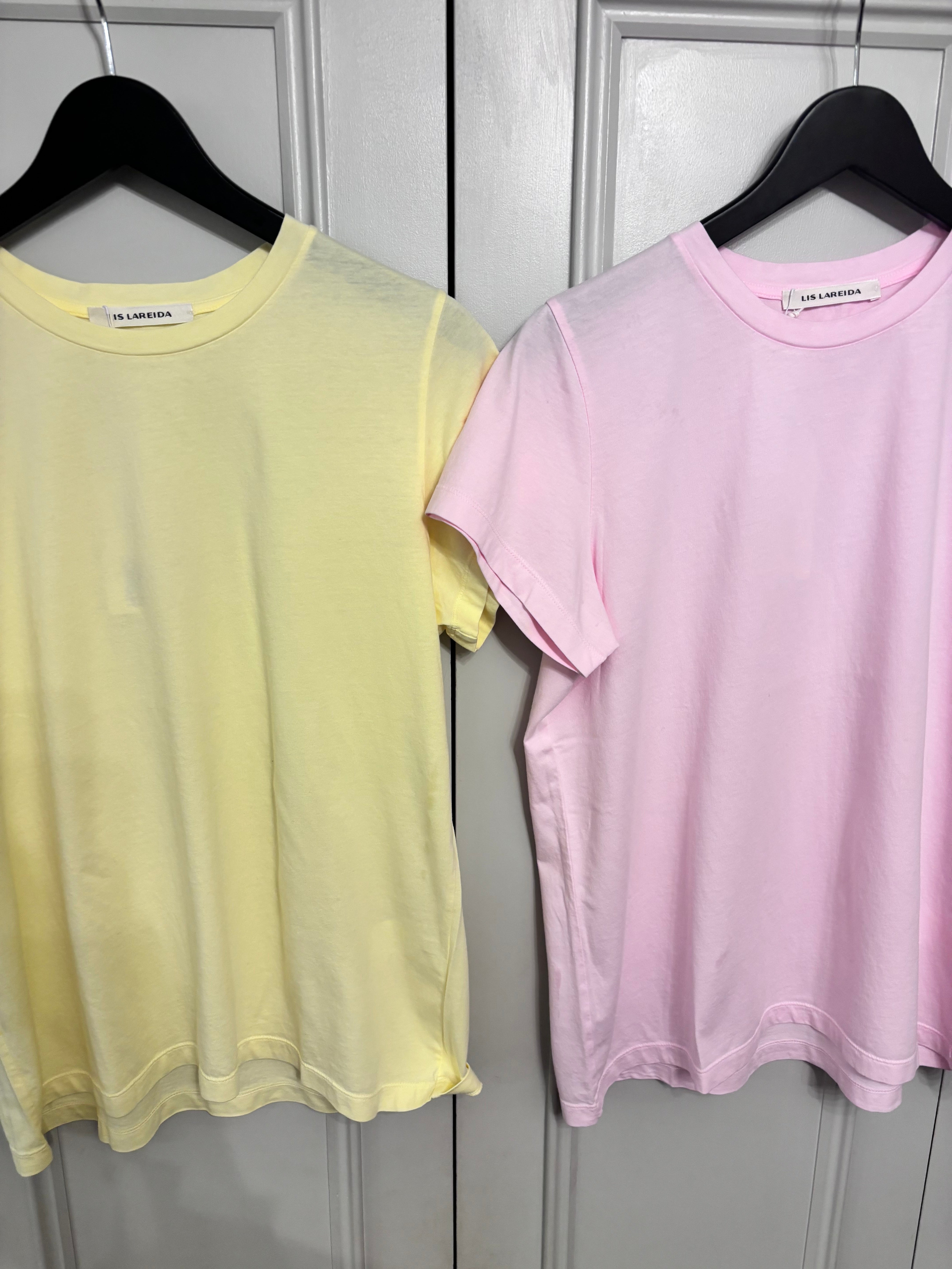 Lis Lareida Mascot Short Sleeve Tee in Lemon - SKULPT Dublin