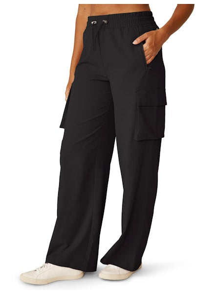 Beyond Yoga City Chic Trousers Pants in Black - SKULPT Dublin