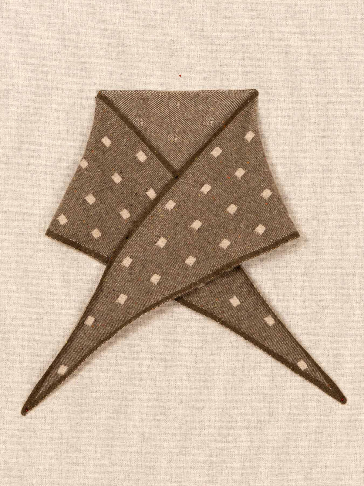 Oats & Rice Triangle Scarf in Moss - SKULPT Dublin