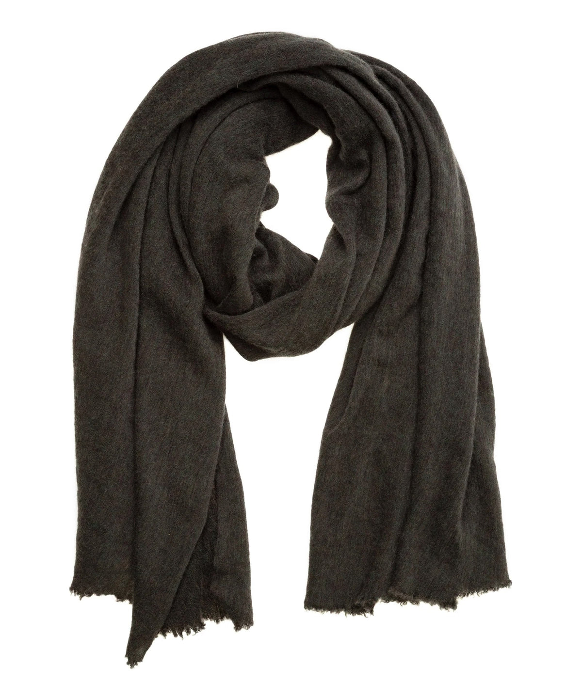 Pin1876 Cashmere Scarf in Charcoal - SKULPT Dublin