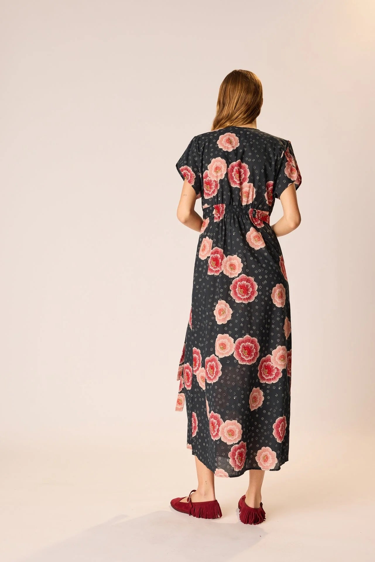 Natalie Martin Cotton Dress in Poppy - SKULPT Dublin