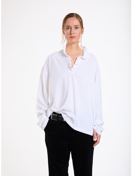 Lis Lareida Ricky Jersey Long Sleeve Top in Navy - SKULPT Dublin