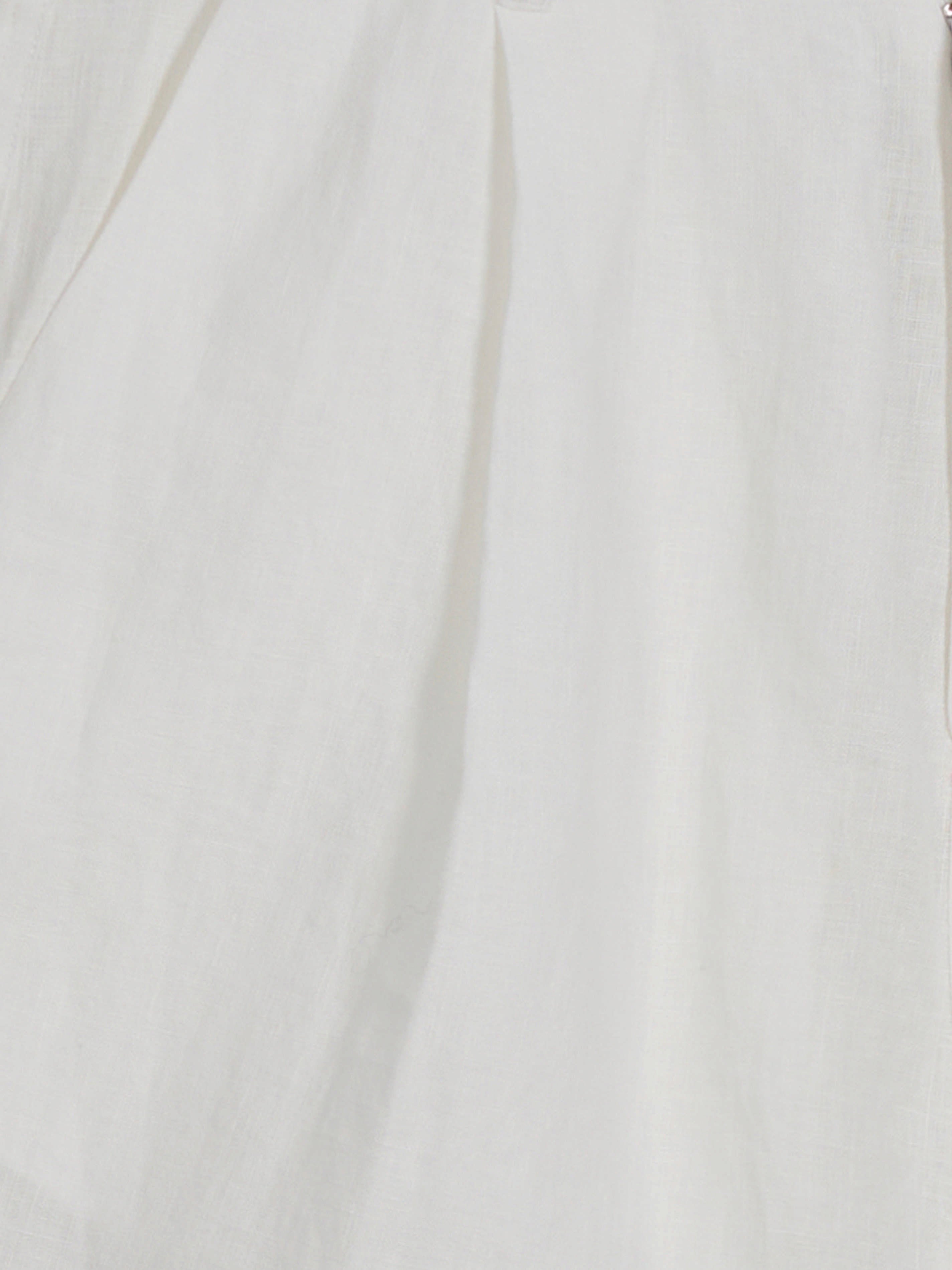 The Loom Linen Shorts White - SKULPT Dublin