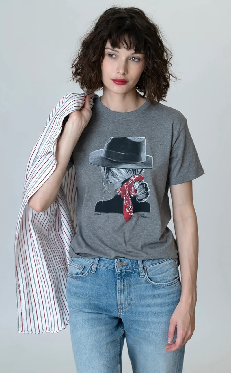 CPress Studio Come and Go Tee in Charcoal Grey - SKULPT Dublin
