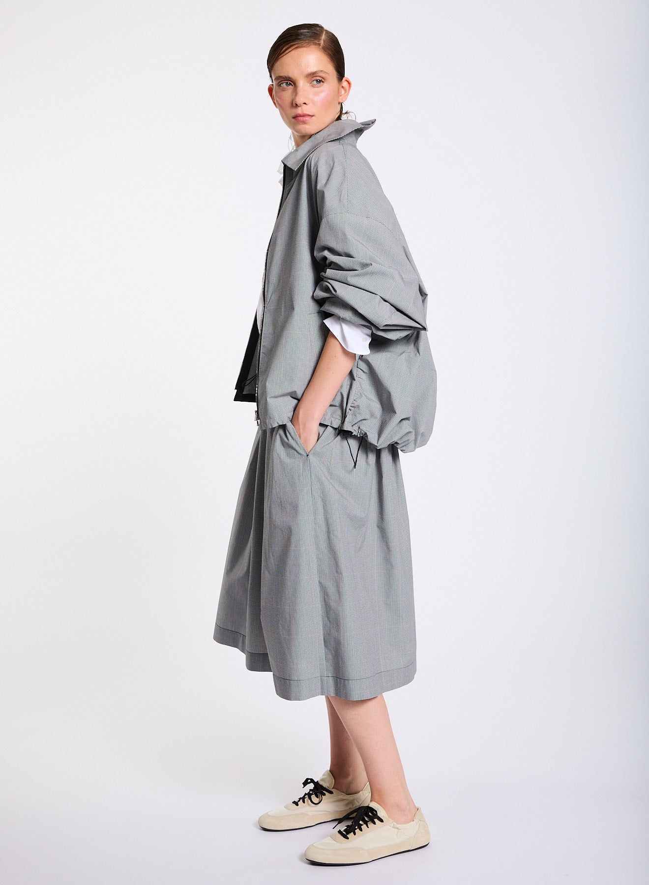 Lis Lareida Gaby Jacket Check - SKULPT Dublin