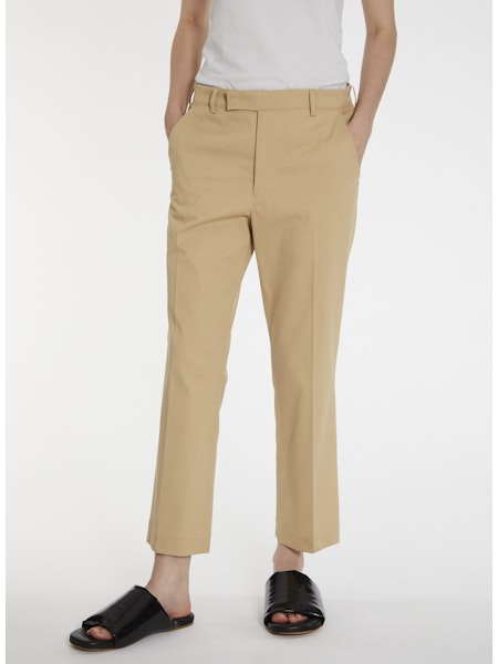 Lis Lareida Lola Cotton Trousers in Pale Mocha - SKULPT Dublin