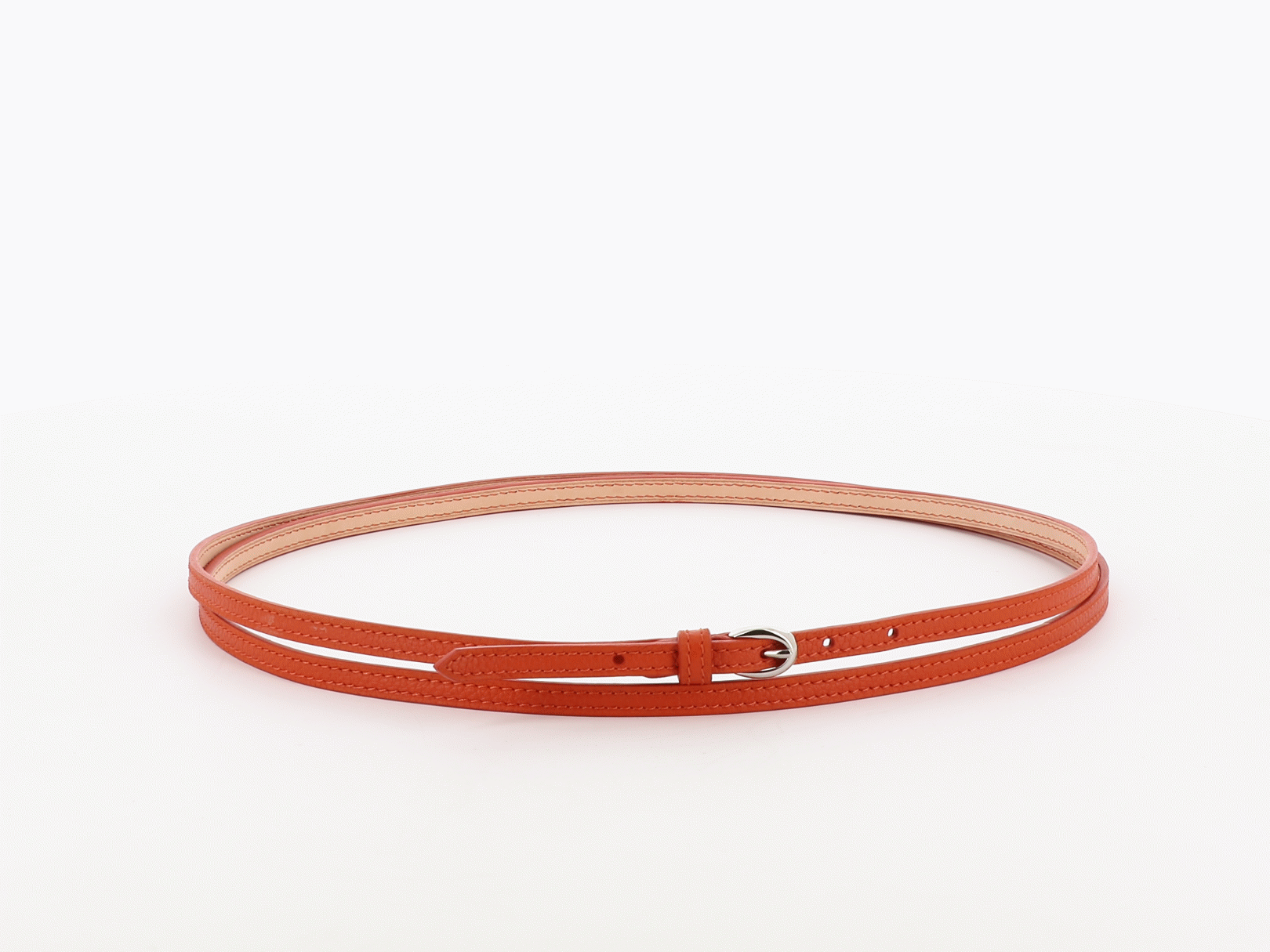 Vaincourt La Malicieuse Double Belt in Red - SKULPT Dublin