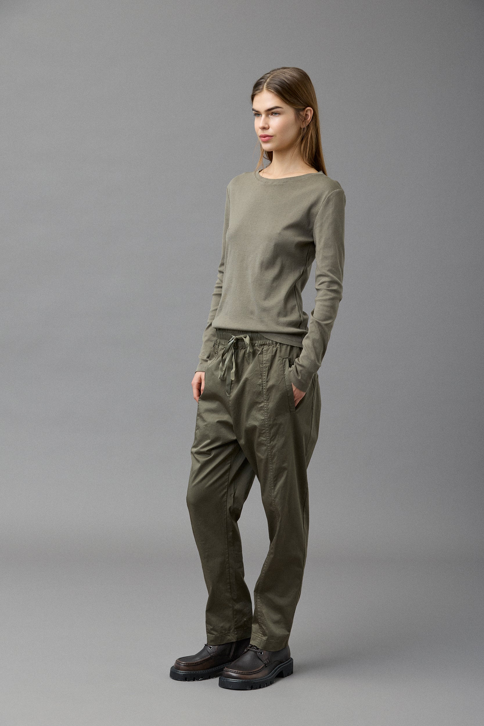 KristenseN Du Nord Long Sleeve Top in Moss - SKULPT Dublin
