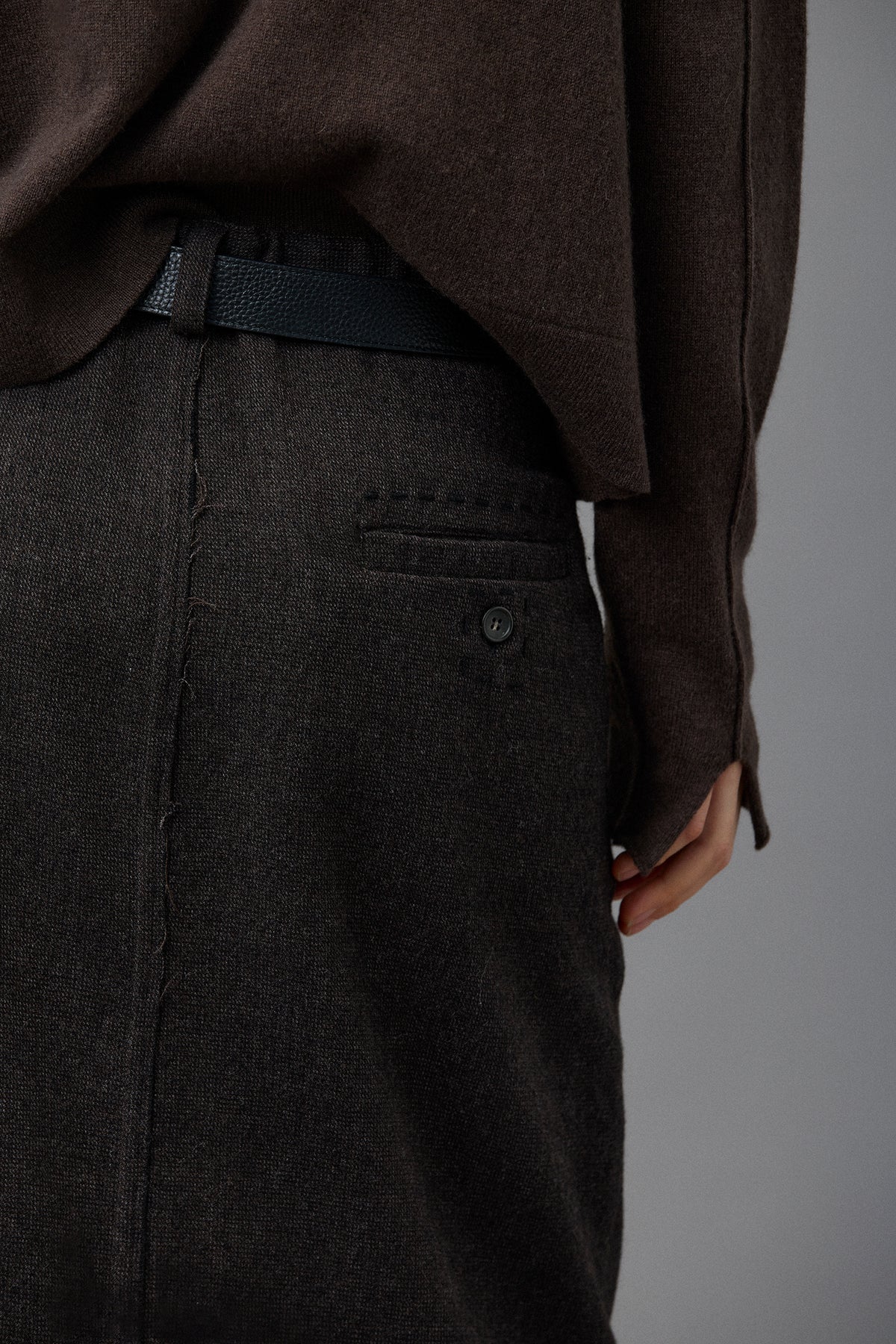 KristenseN Du Nord Cashmere Hoodie in Chocolate - SKULPT Dublin