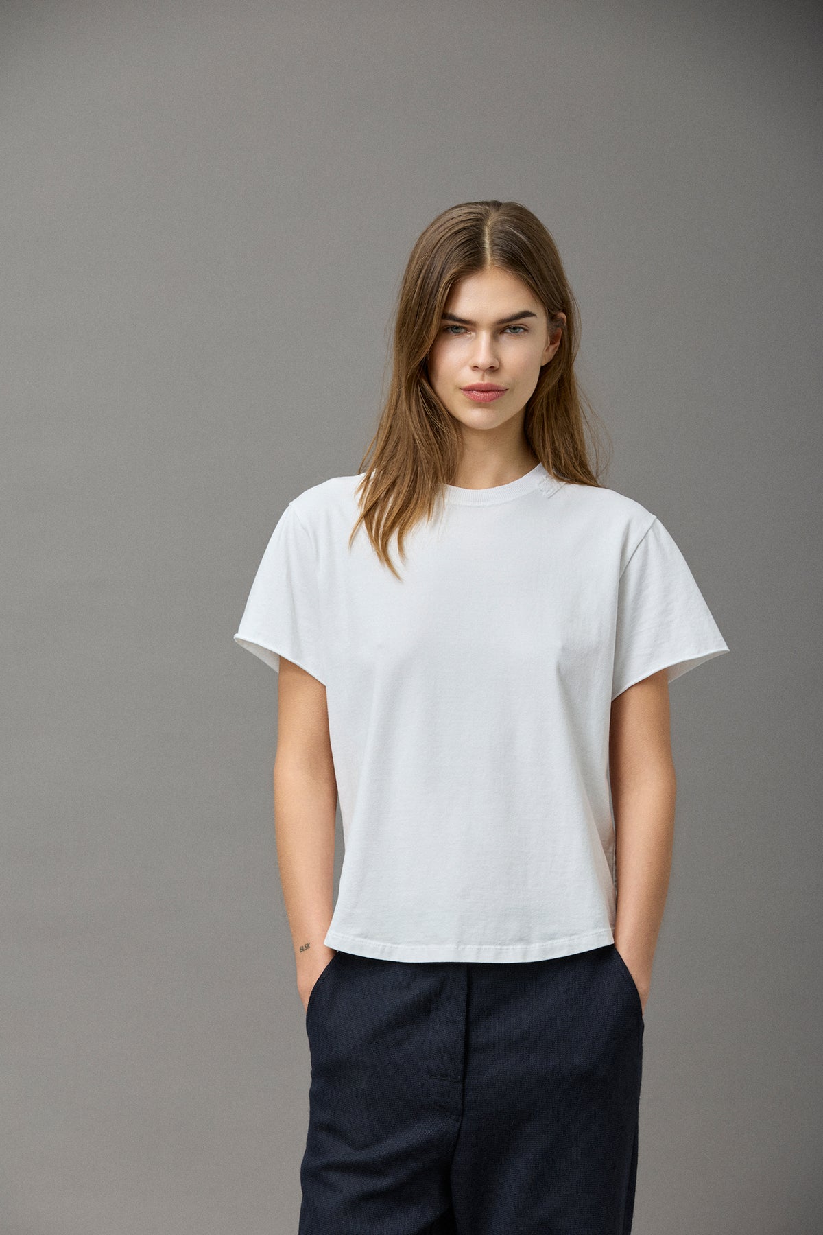 KristenseN Du Nord Short Sleeve Tee in Chocolate - SKULPT Dublin