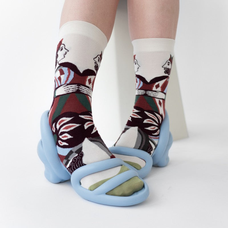 Bonne Maison Socks - Various Colours Patterned - SKULPT Dublin