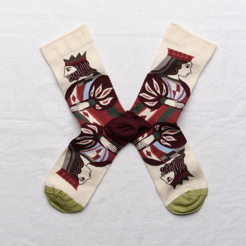 Bonne Maison Socks - Various Colours Patterned - SKULPT Dublin