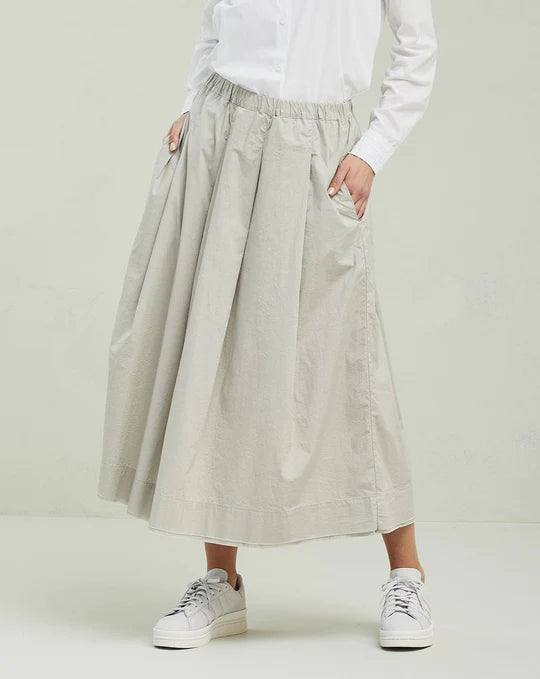 KristenseN Du Nord Cotton Stretch Skirt in Vintage Charcoal - SKULPT Dublin