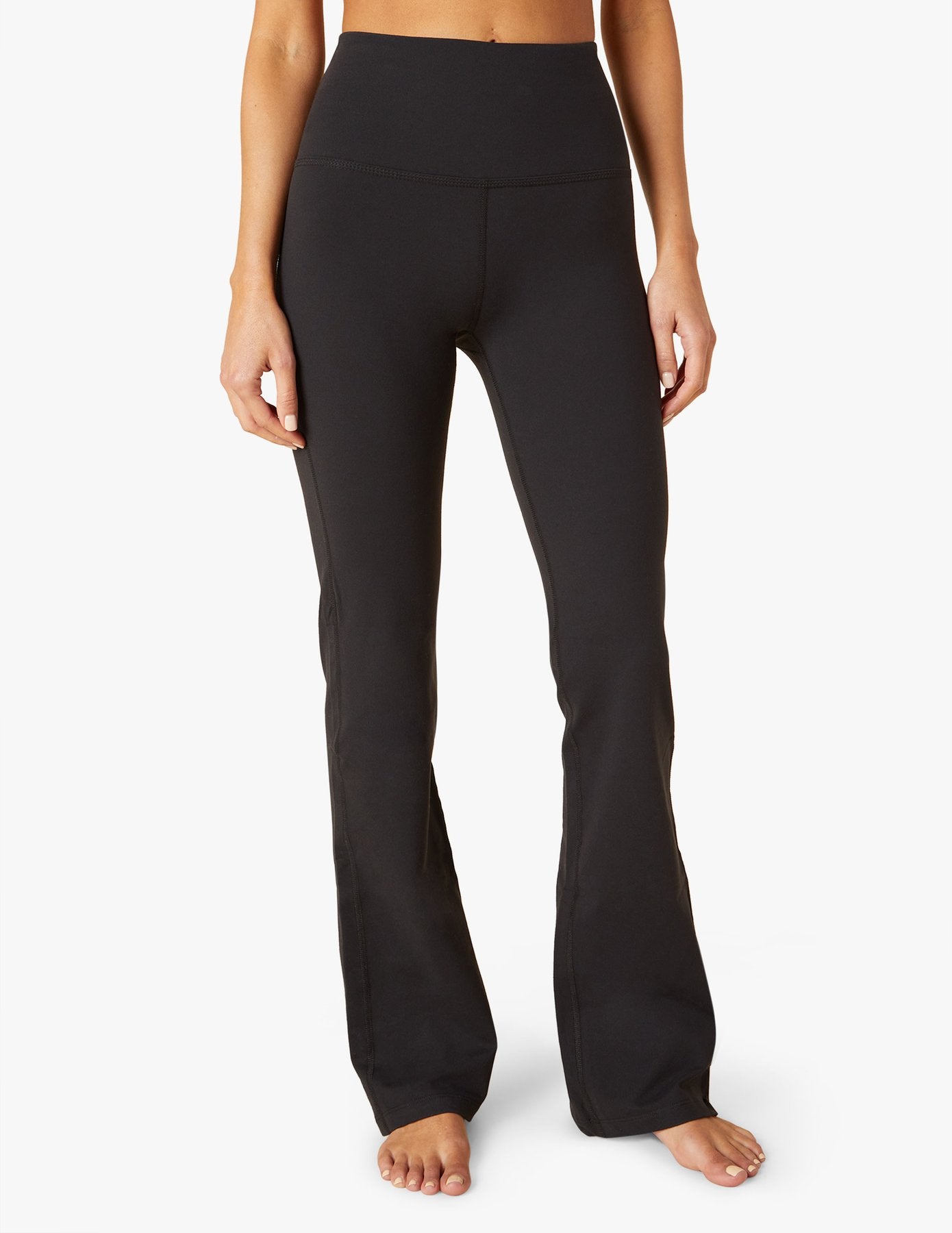 Beyond Yoga High Waist Practice Bootcut Pants in Jet Black - SKULPT Dublin