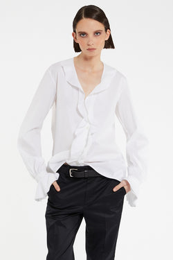 Lis Lareida Zoey Shirt in White - SKULPT Dublin
