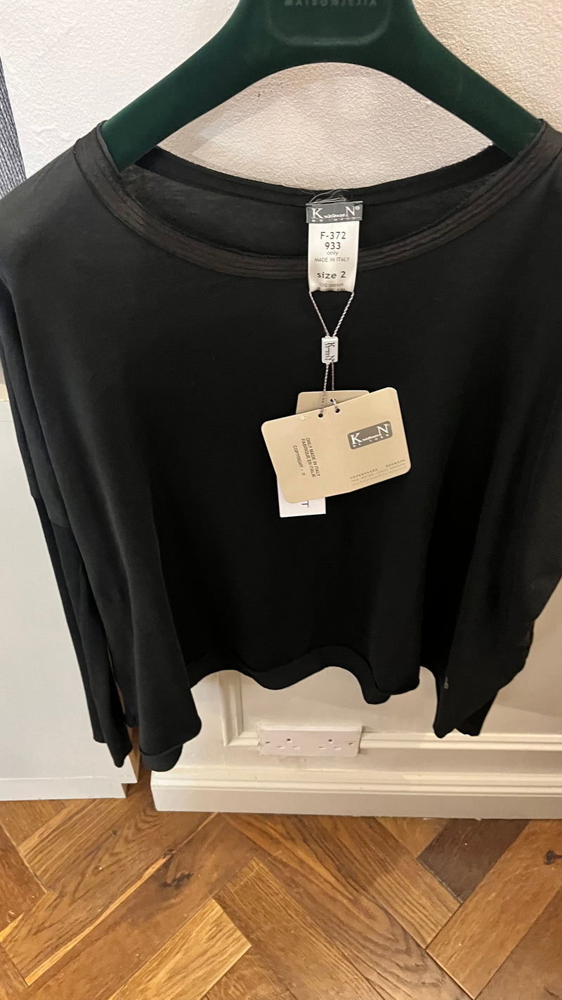 KristenseN Du Nord Long Sleeve Top in Black - SKULPT Dublin