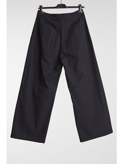 Hache Oackland Wide Leg Trousers in Navy - SKULPT Dublin