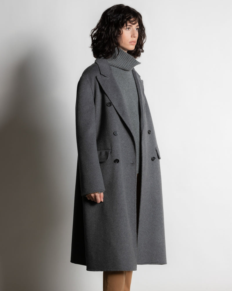 rialto48 Wool Coat in Charcoal - SKULPT Dublin