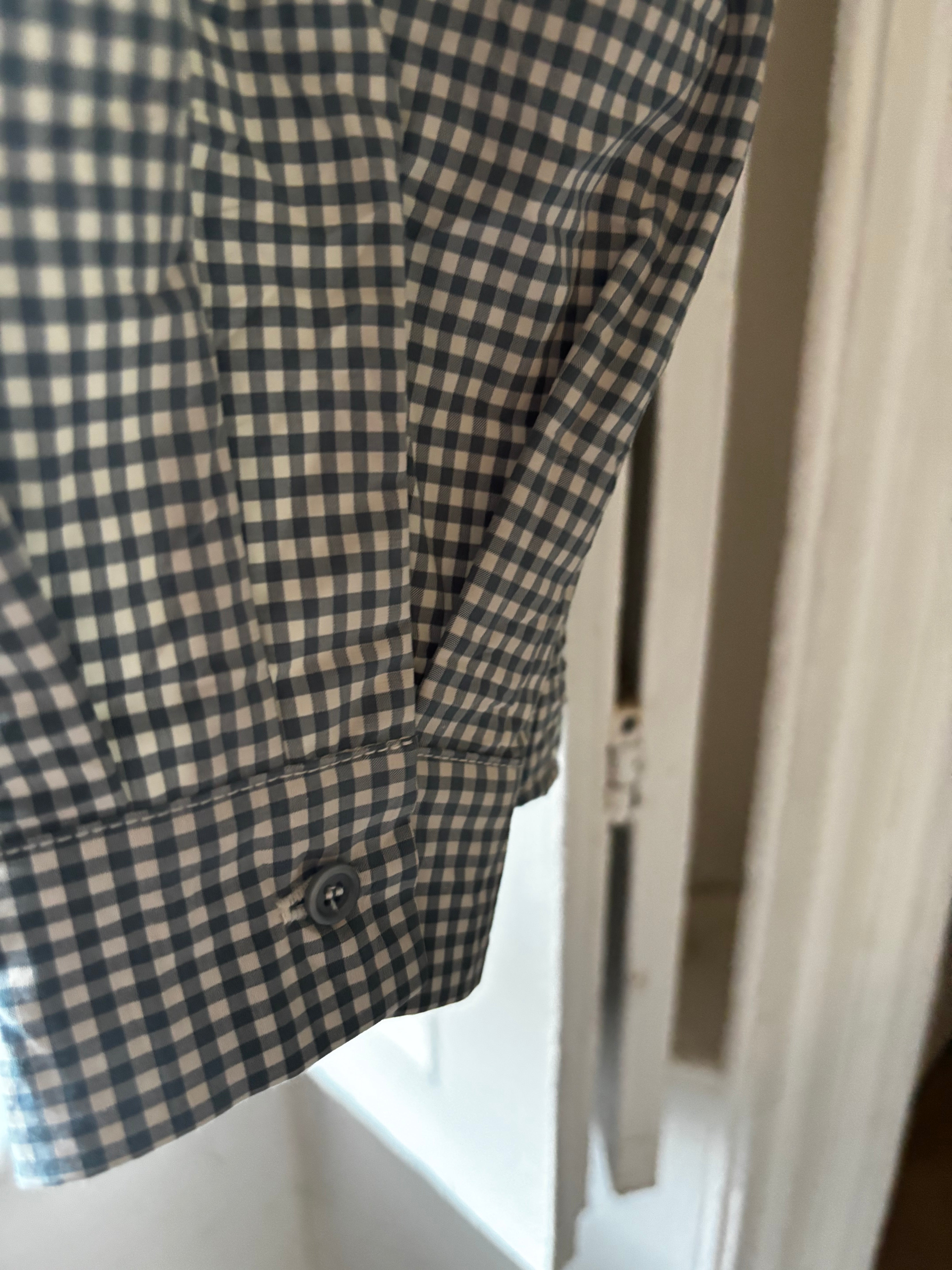 Apuntob Long Sleeve Shirt in Teal Gingham - SKULPT Dublin