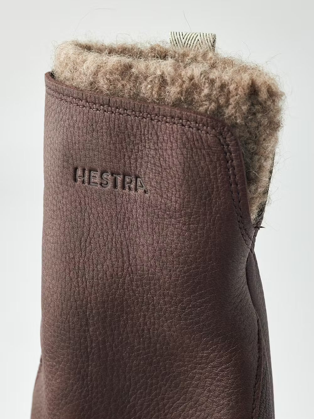 Hestra Leather Mittens with Removal Liner in Chestnut - SKULPT Dublin