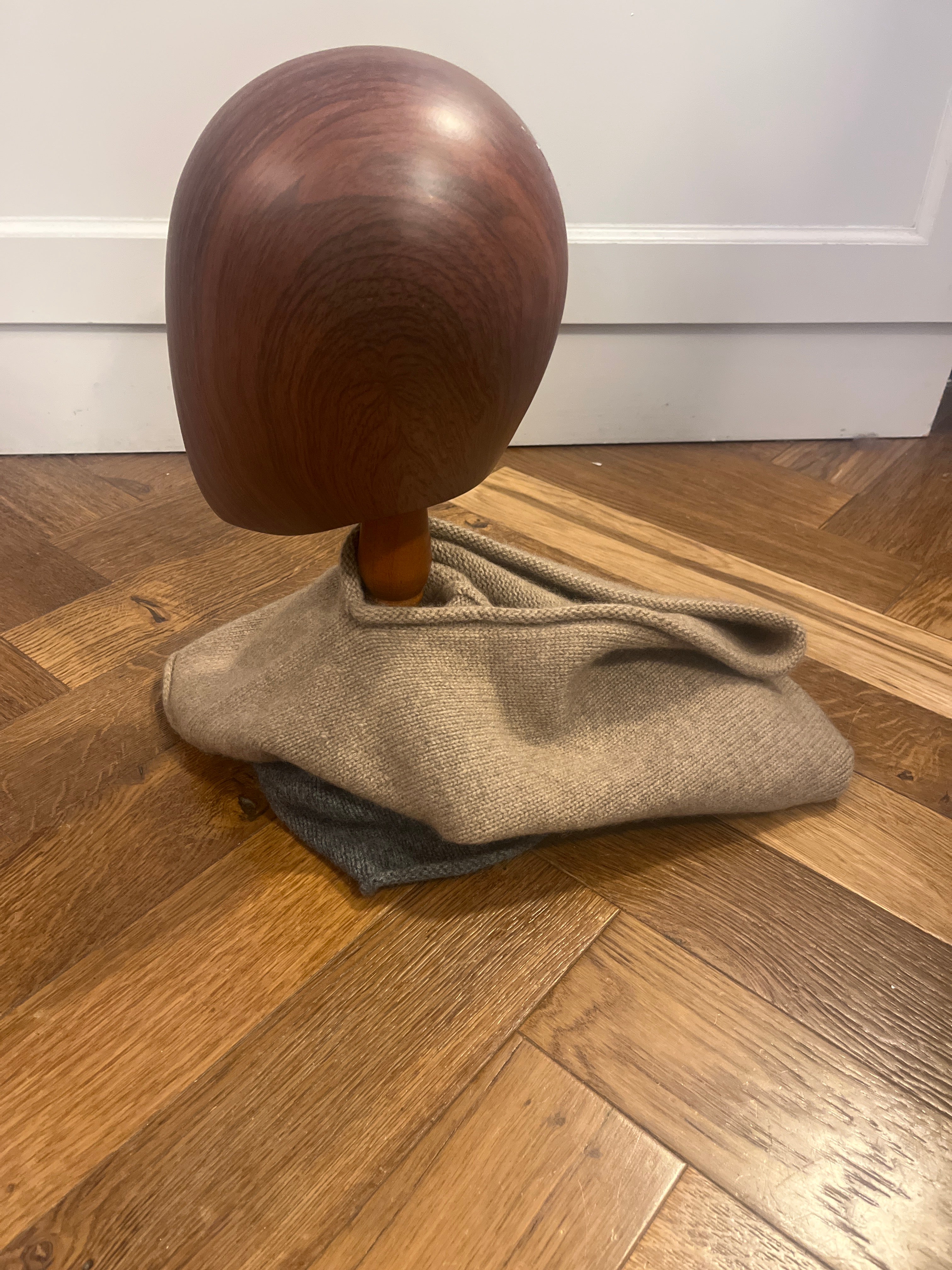 Oats & Rice Full Head Snood in Brown - SKULPT Dublin