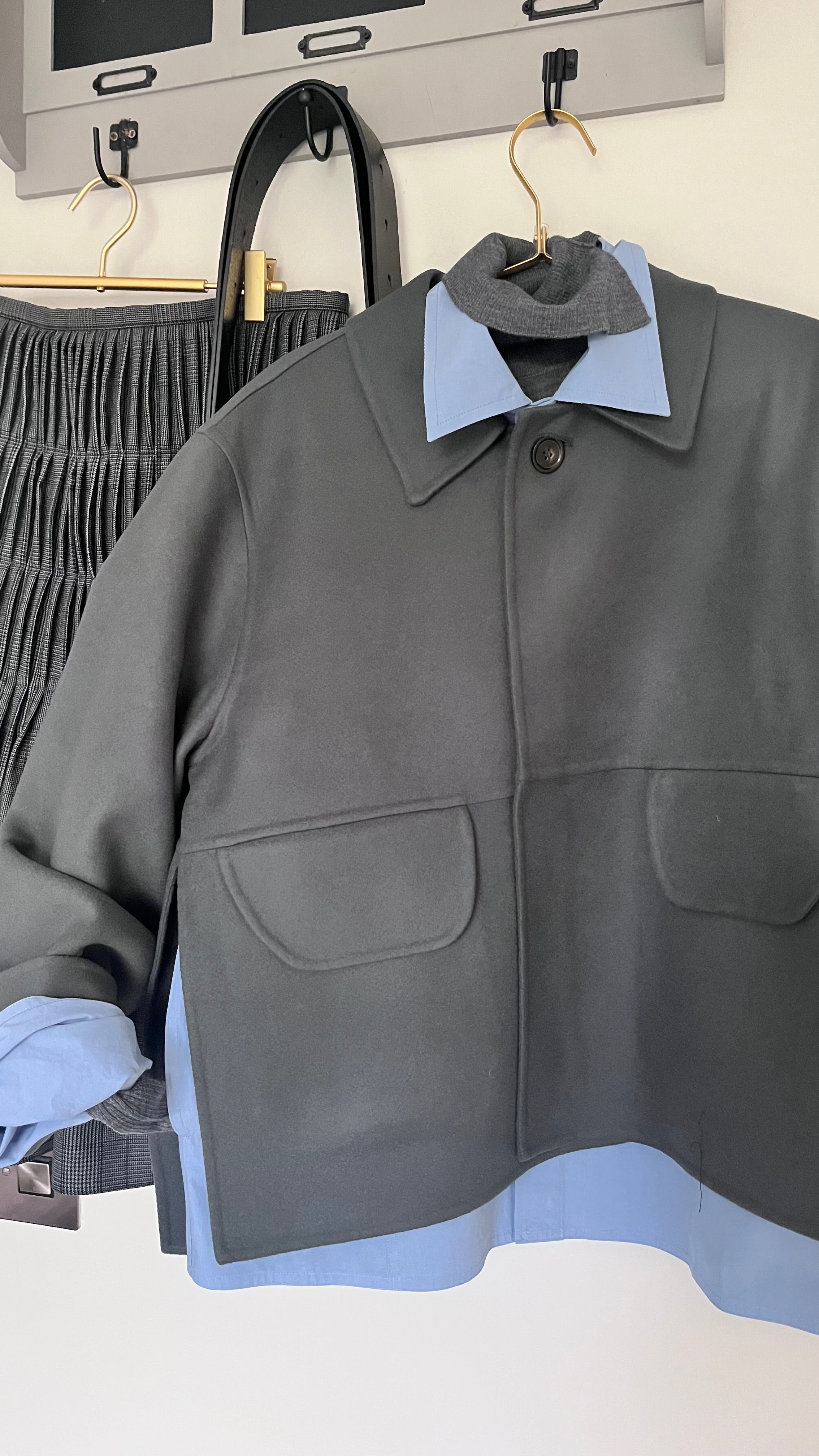 Sofie D'Hoore Jacket in Slate - SKULPT Dublin