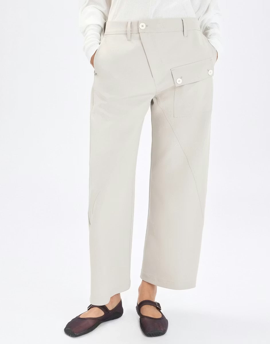 HIGH Everyday Couture Watts Trousers in Pearl Grey - SKULPT Dublin