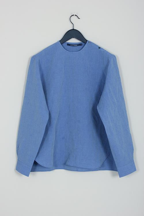 Sofie D'Hoore Long Sleeve Shirt in Blue Jean - SKULPT Dublin
