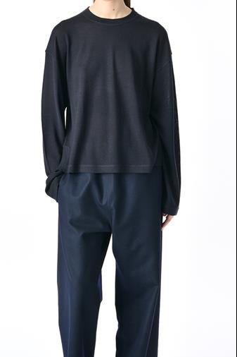 Sofie D'Hoore Crewneck Jumper in Midnight - SKULPT Dublin