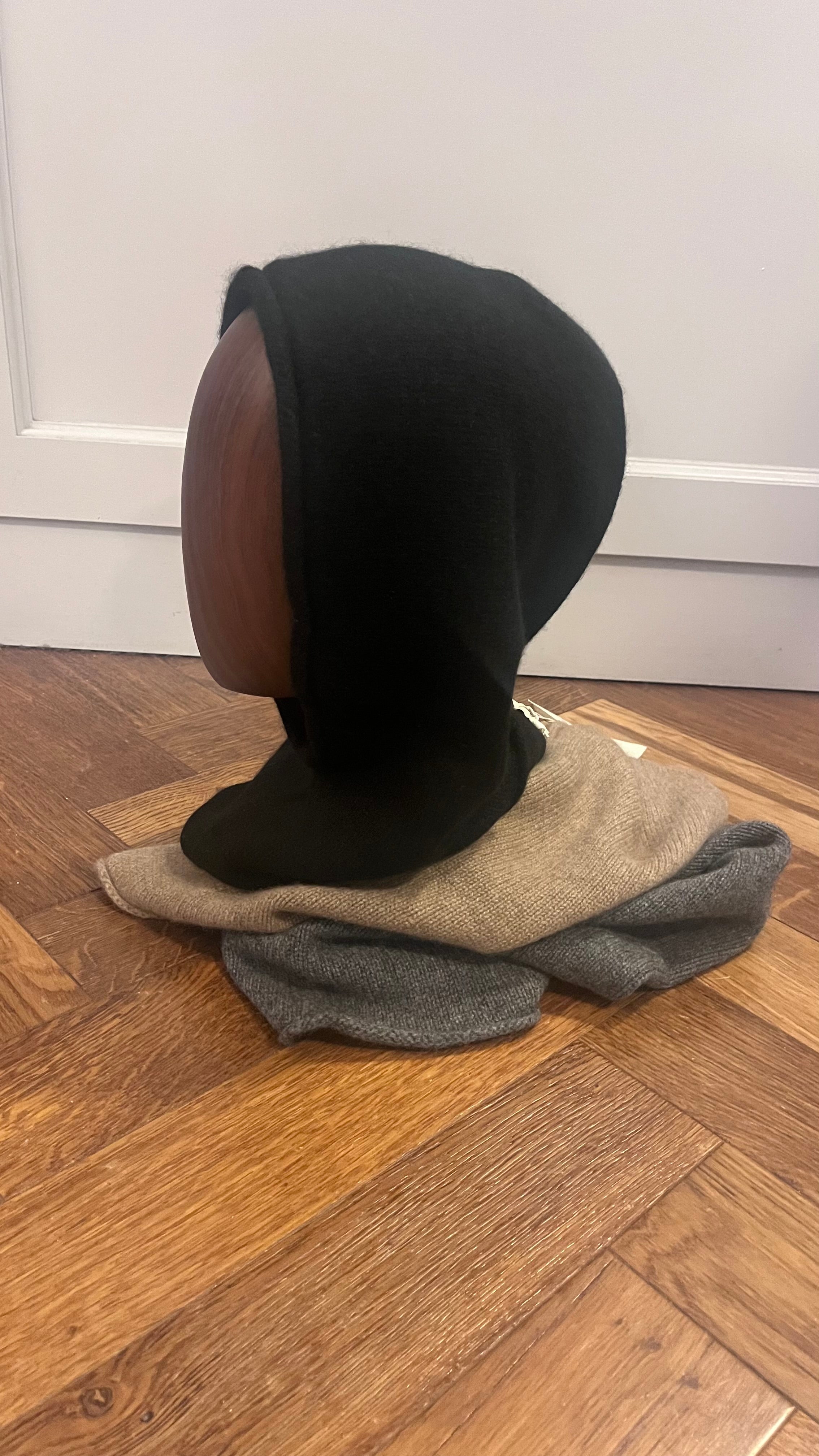 Oats & Rice Full Head Snood in Black - SKULPT Dublin