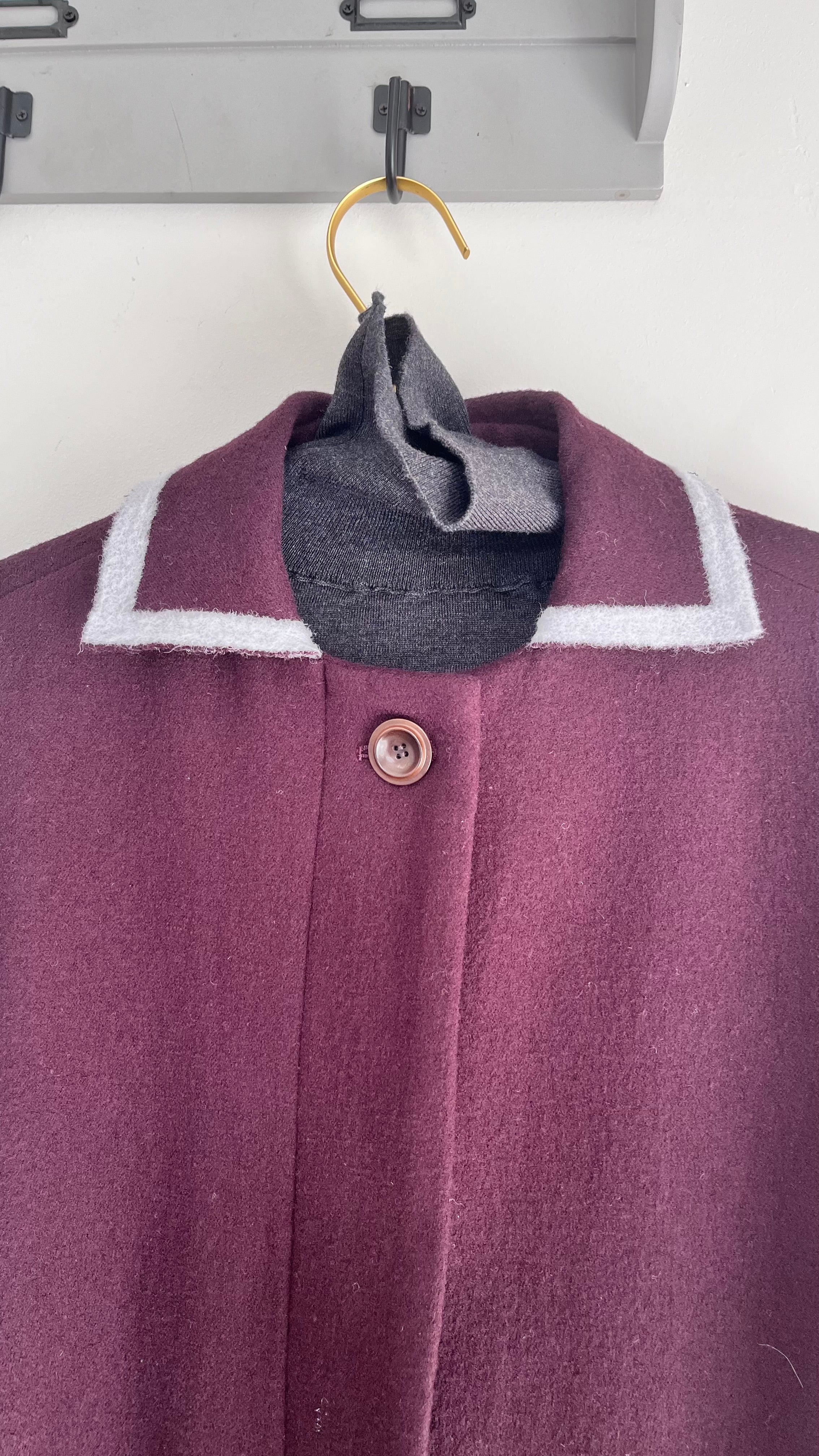 Antipast Coat in Mulberry