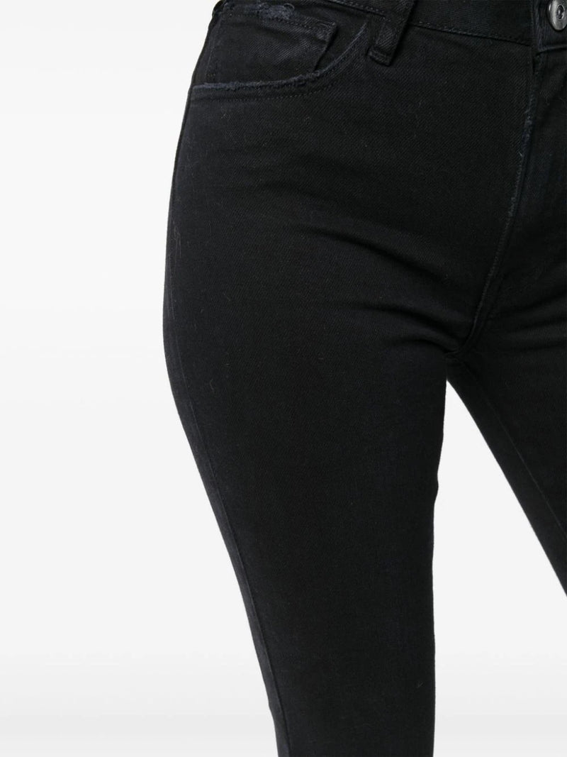 3x1 Denim Farrah Bootcut Flare Leg Jeans in Black - SKULPT Dublin