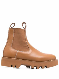 Sofie D'Hoore Foal Chunky Boots in Tan - SKULPT Dublin