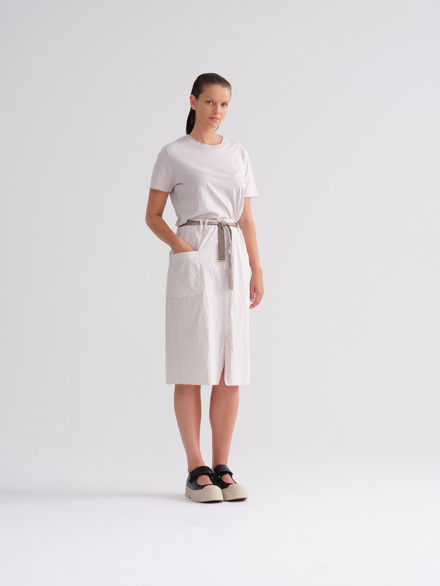 KristenseN Du Nord Short Sleeve Tee in Chalk - SKULPT Dublin