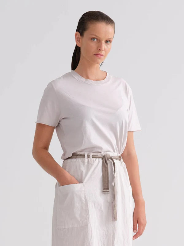 KristenseN Du Nord Short Sleeve Tee in Chalk - SKULPT Dublin