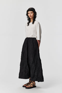 Adnym Cargo Skirt in Black - SKULPT Dublin