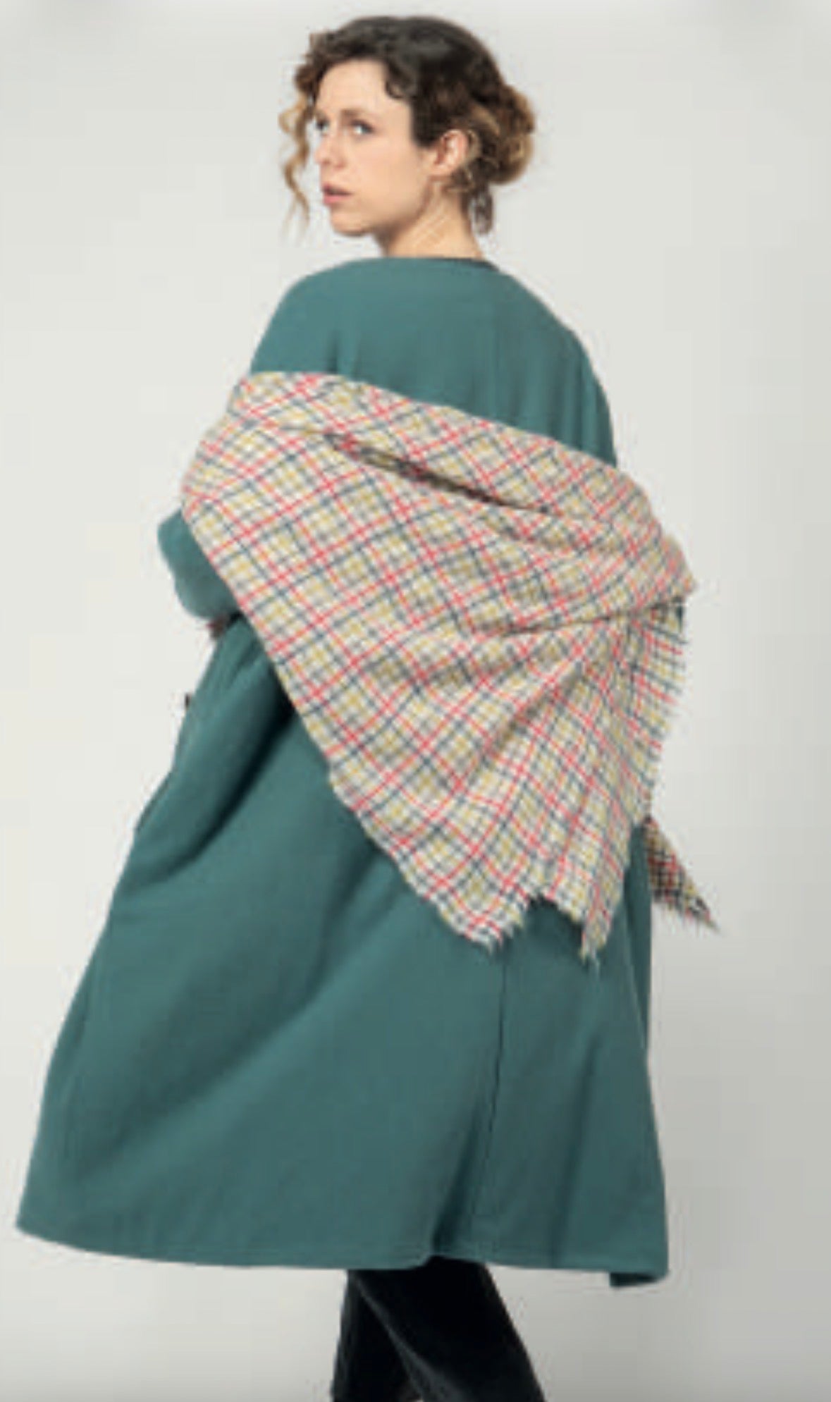ApuntoB Large Cashmere Scarf Check - SKULPT Dublin