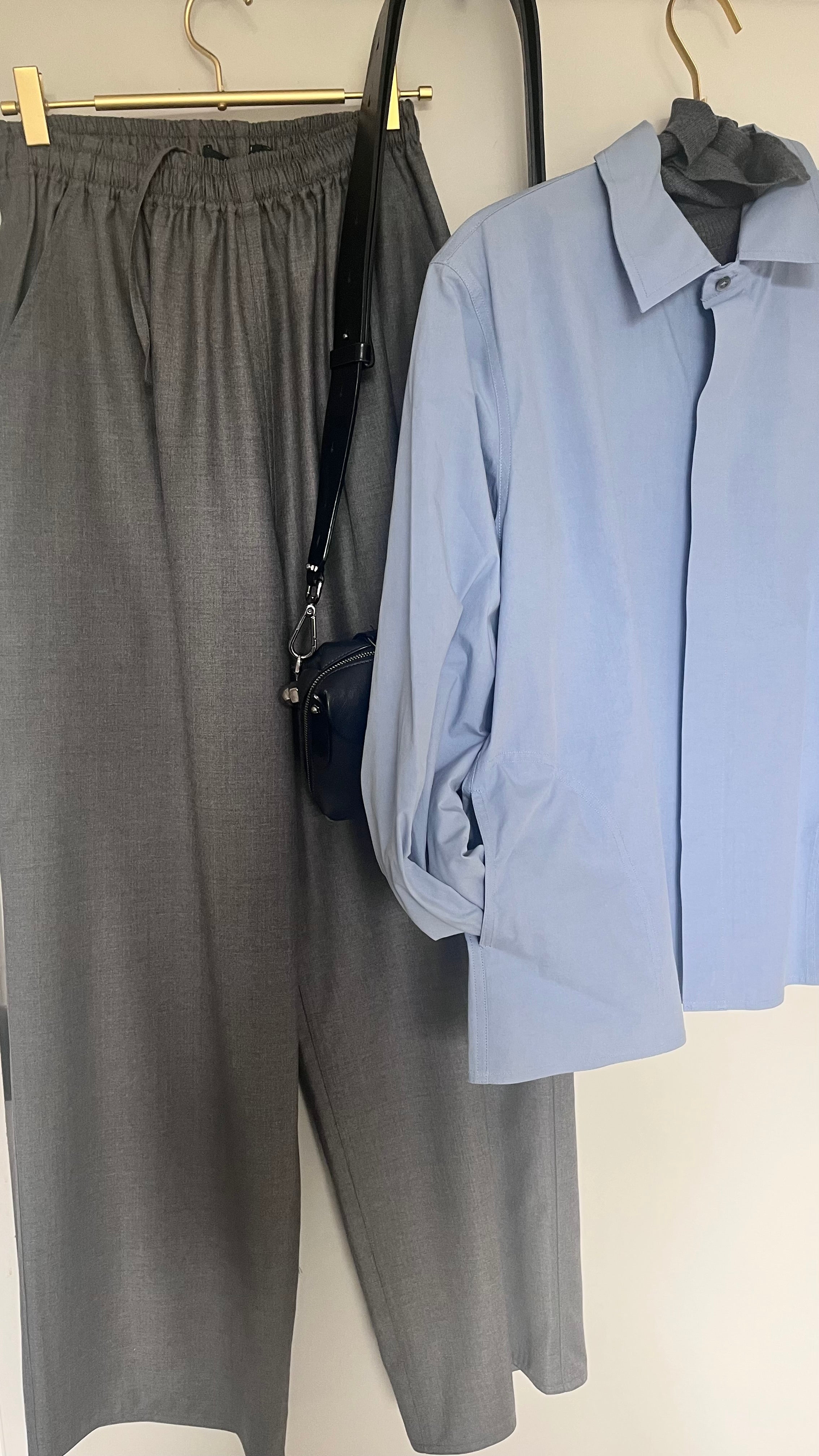 Sofie D'Hoore Long Sleeve Shirt in Dolphin - SKULPT Dublin