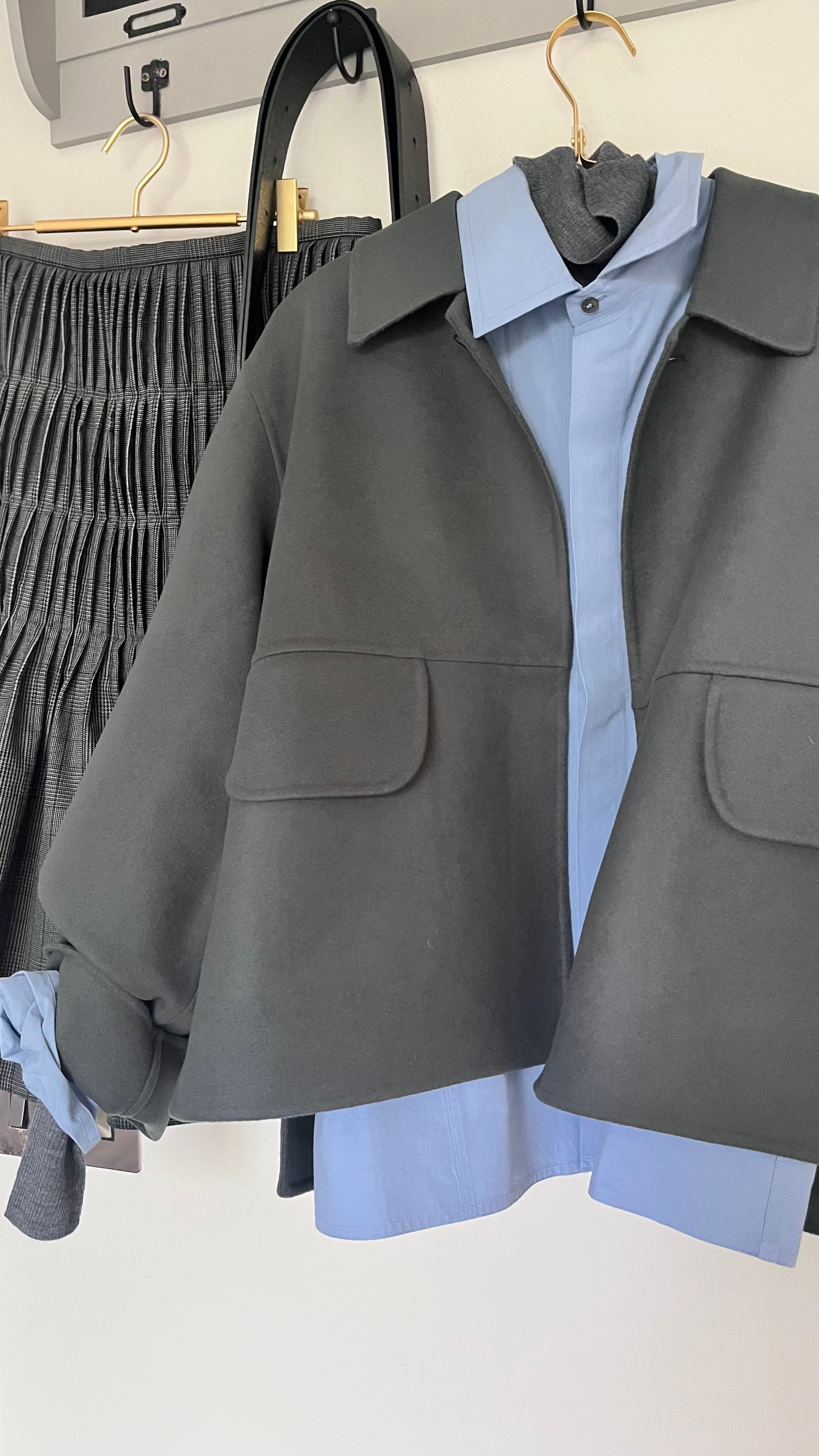 Sofie D'Hoore Jacket in Slate - SKULPT Dublin